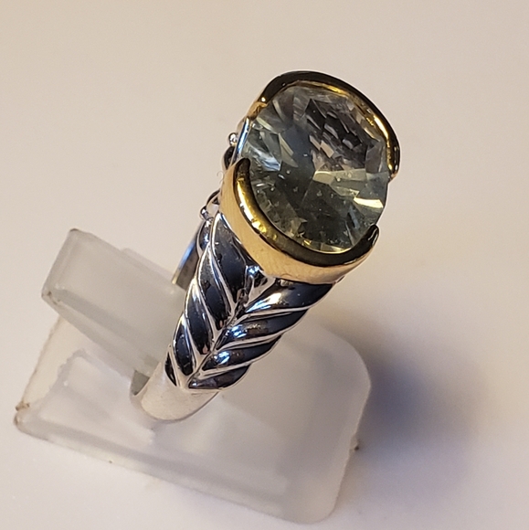 Victoria Wieck  Green Prasiolite Ring - Picture 5 of 12